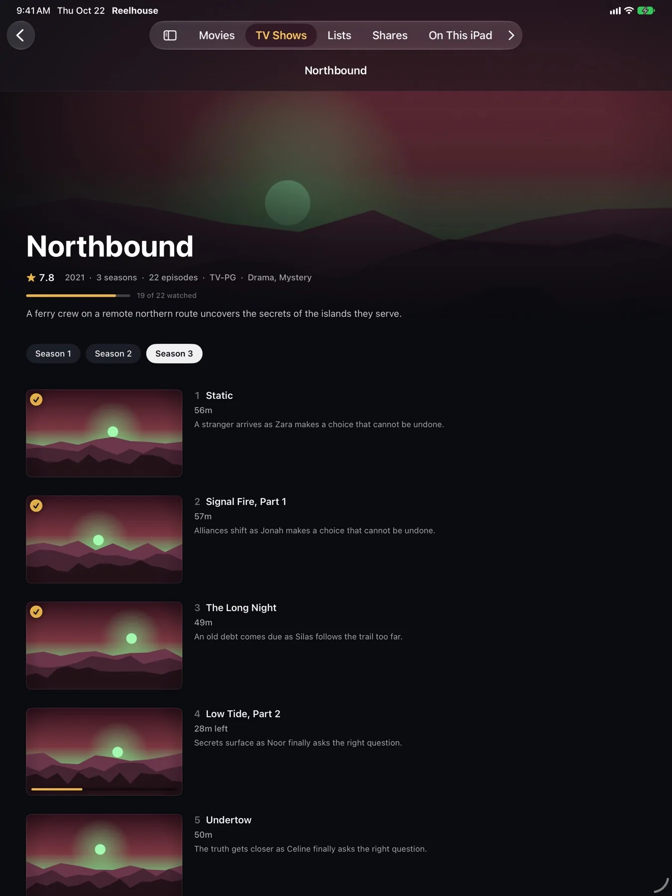 iPad show page
