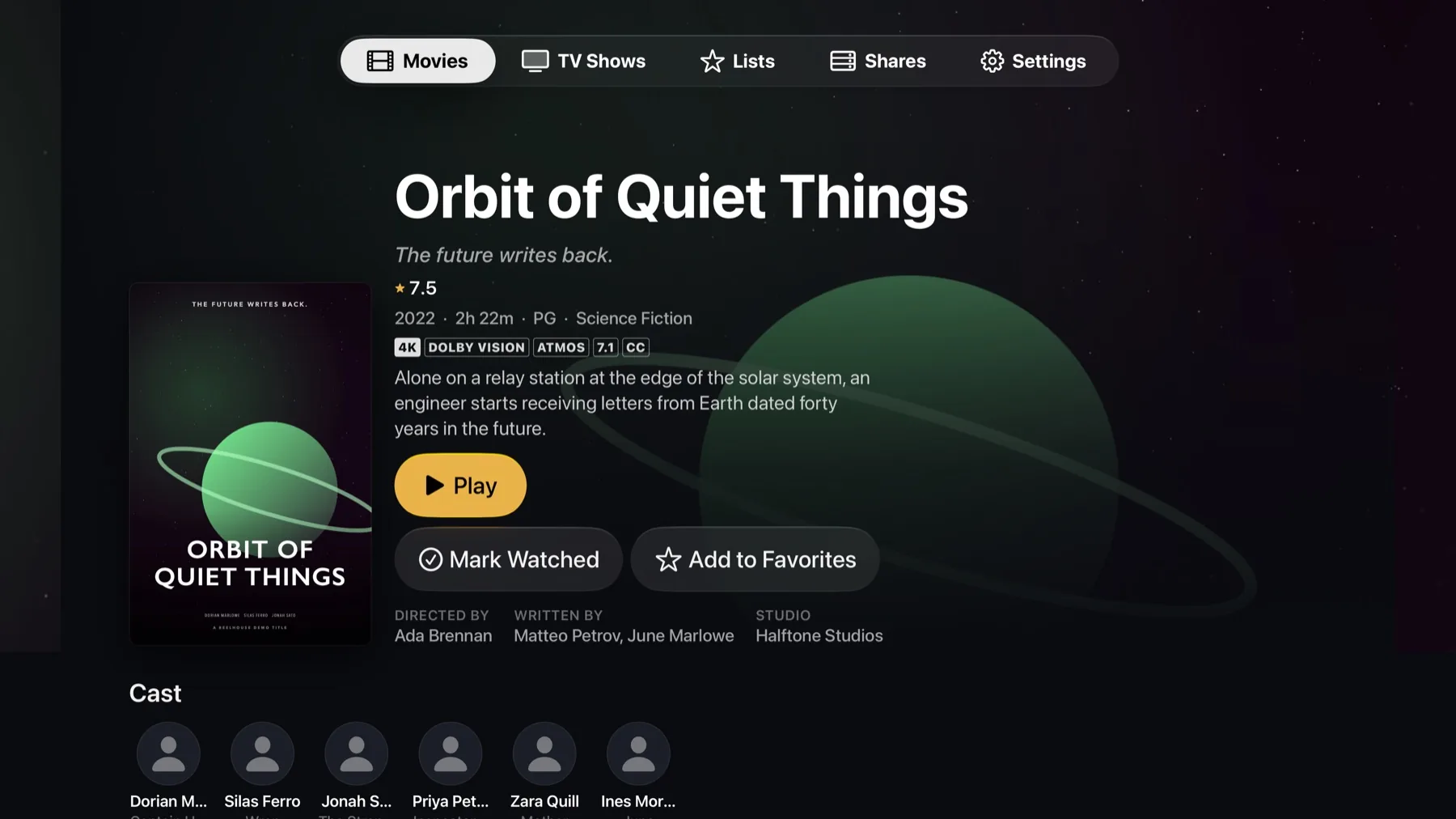 Apple TV movie details